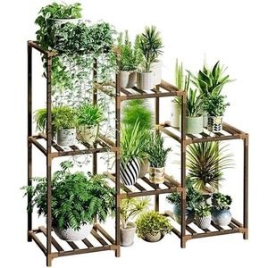 Plant Stand 3 Tiers 7 Pots, Ladder Plant Holder for Plant Pots Boho Home Decor